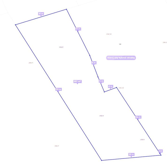 Działka budowlana 883 m² | Fałkowice (k. Gdowa) | Uzbrojona