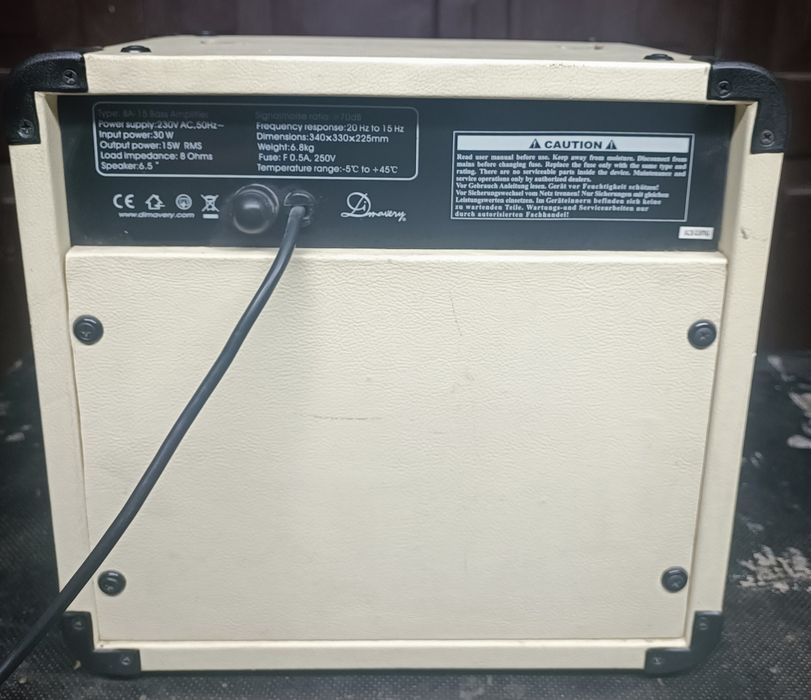 Wzmacniacz basowy, aplifier Dimavery BA-15