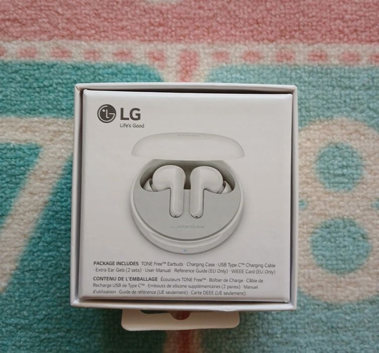Auriculares sem fios LG TONE Free FN4, Meridian, NR/EC, IPX4