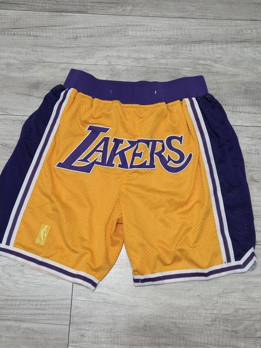 Spodenki szorty koszykarskie LA Lakers Just Don  M