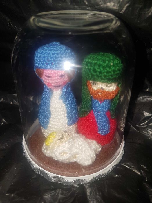 Artesanato Presépio de Natal 3 Figuras