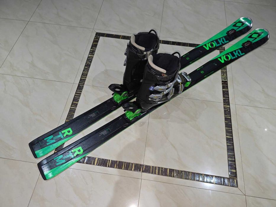 Komplet NARTY VOLKL RTM 84 UVO 172CM 170CM+buty 30,5CM rozm.46
