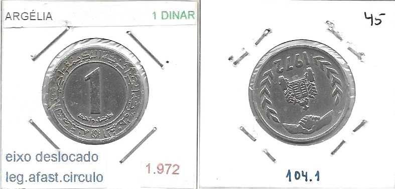 Argélia - - - - - - Moedas com ERROS