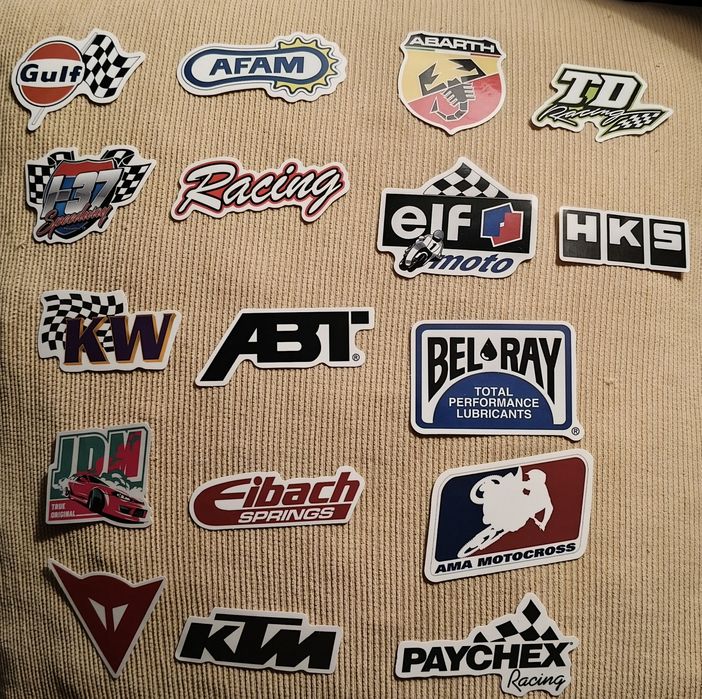 Pack de 17  Autocolantes, Adesivos Aleatórios JDM