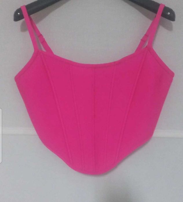 Top F&P Fúcsia  moda jovem