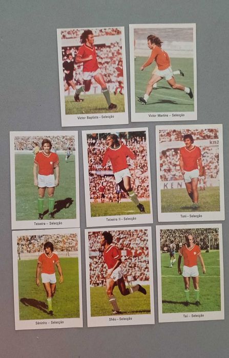 Cromos Futebol - Coleção Futebol 77 A Grande Seleção (várias fotos)