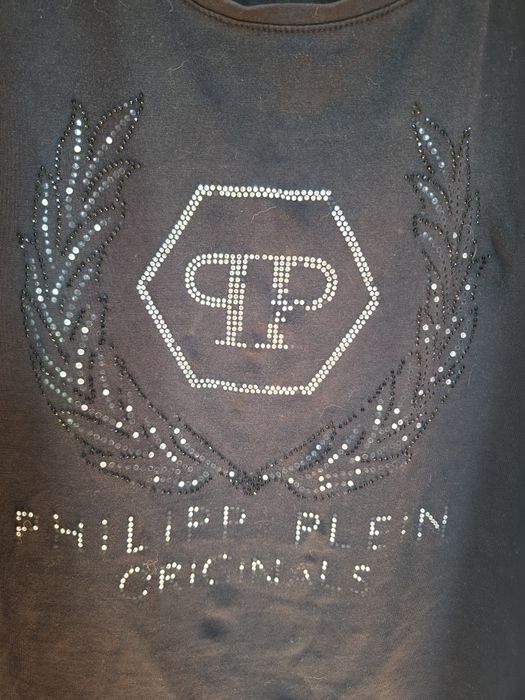Czarny T-shirt Philip Plein