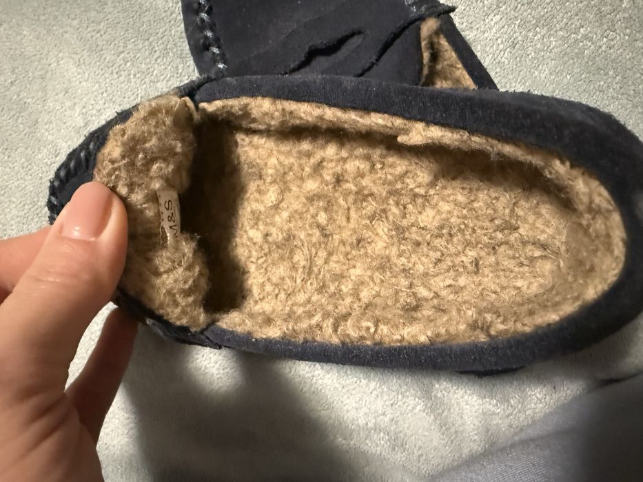 Детские слипоны из натуральной овчины