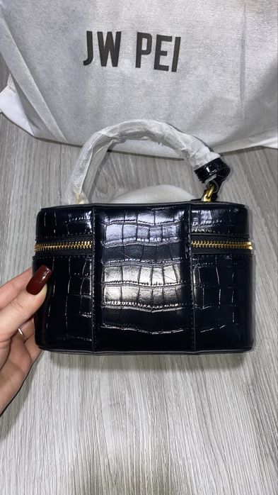 Сумка Jw Pei Cleo Box - Black/Taupe