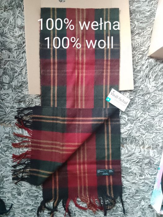 Szalik 100% wełna