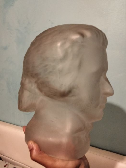 Busto decorativo em vidro Ludwig van Beethoven