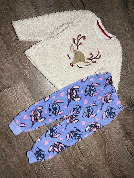 Тепла піжама дівчинці 2-3р.кофта-штани для дому