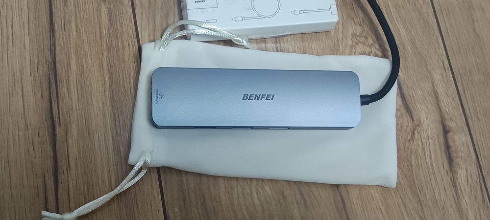 Benfei USB C Hub 6w1 z HDMI ethernetem