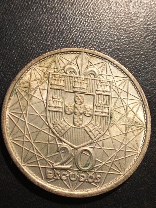 20 escudos - Ponte Salazar - Ponte 25 de abril -Portugal 1966 - Prata*