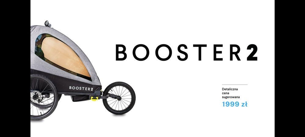 X-lander Booster 2 przyczepka rowerowa, wózek biegowy, spacerówka