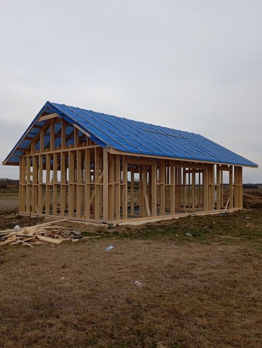 Dom 100m² całoroczny szkieletowy konstrukcja