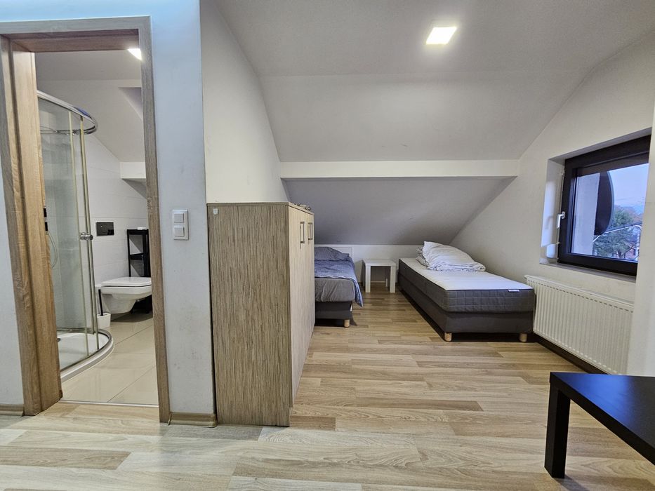 Noclegi  parking studio kuchnia łazienka