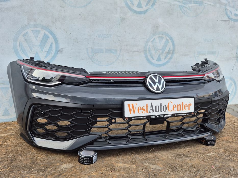 Golf VIII GTI 2024 2025 2026 бампер фари решітка решотка фара гольф 8