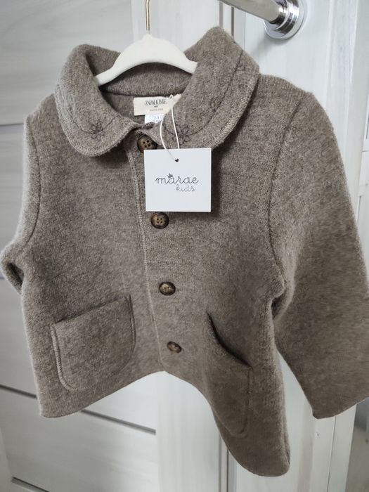 Wełna 100% parzona gotowana Merino kurtka
