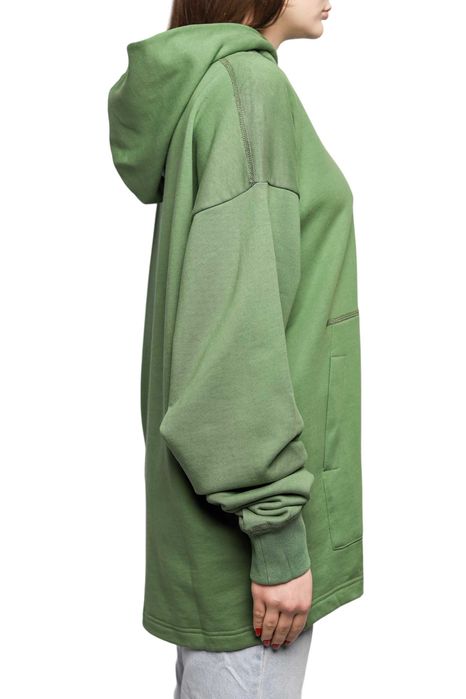 Худі Acne Studios Franklin Reverse Logo Hoody Green