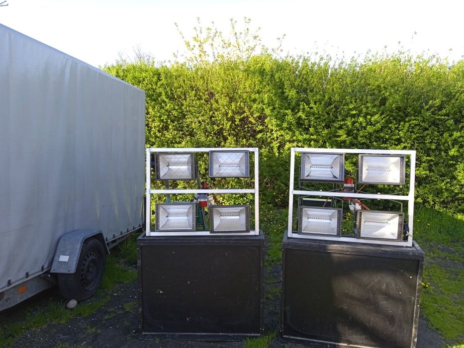 Oswietlenie halogeny 8x1000w