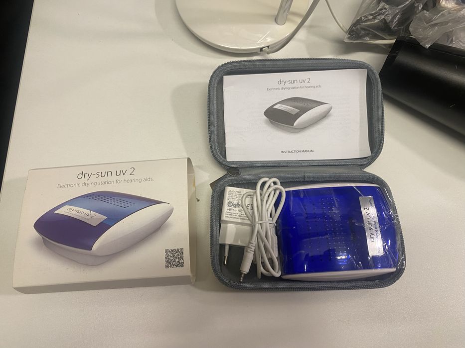 Higienizador de aparelhos auditivos ou brincos e pircings novo