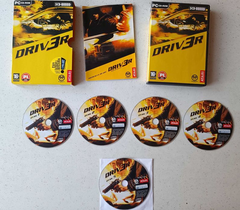 DRIVER 3 DRIV3R III PL PC Edycja Premierowa!