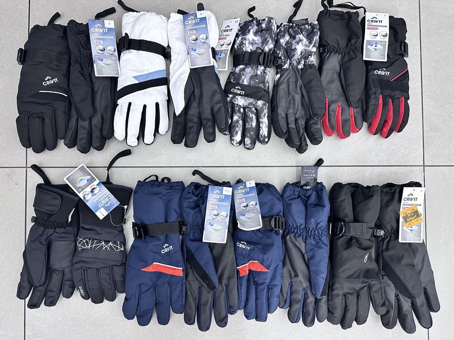 Рукавиці та перчатки зимові лижні мембранні Crivit
