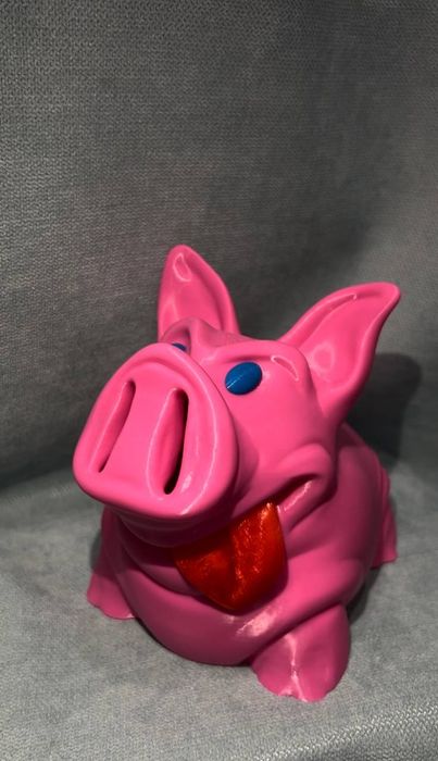 Копилка подарок свинка Хрюша 3D печать