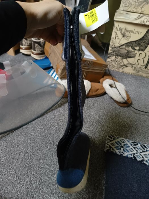 Buty wełniane 36,5 kozaki botki
