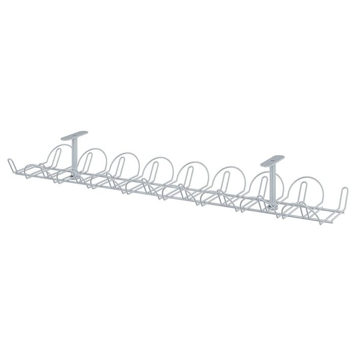 Suporte Signum passa-cabos Ikea
Passa-cabos horizontal, prateado, 70 c