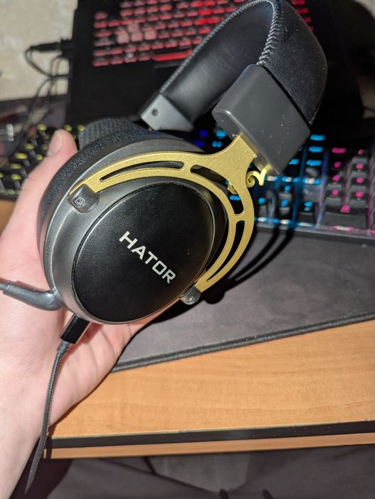 Наушники Hator Hypergang 2 X Wireless Black/Yellow (HTA-650)