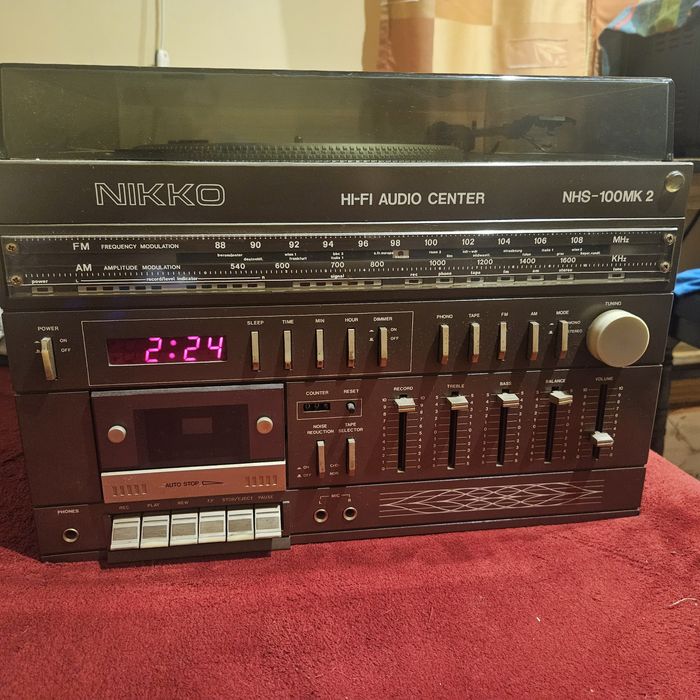 Wieża retro NIKKO NHS-100MK 2 / Gramofon i Magnetofon / Po dziadku