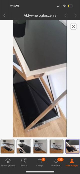 Konsula stolik premium loft