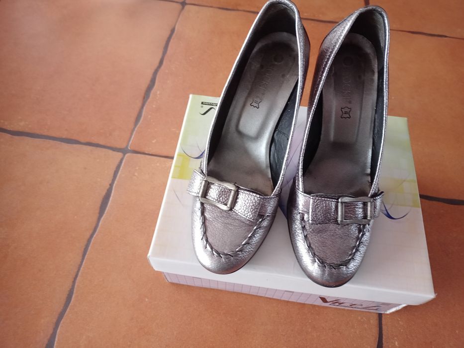 Szpilki skóra naturalna Lasocki 36