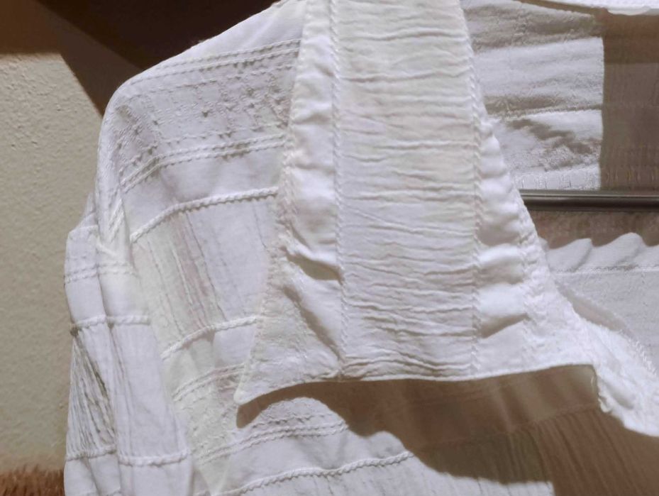 bluzka biała krótki rękaw 40-42/L-XL