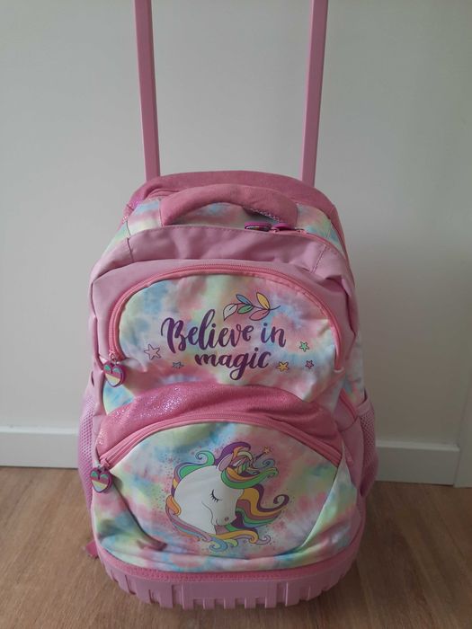 Mochila note com rodas menina