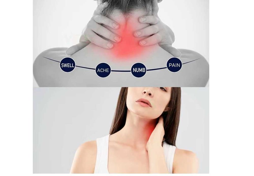 Elektryczny podgrzewany pas ochronny orteza na szyję/nowy/USB