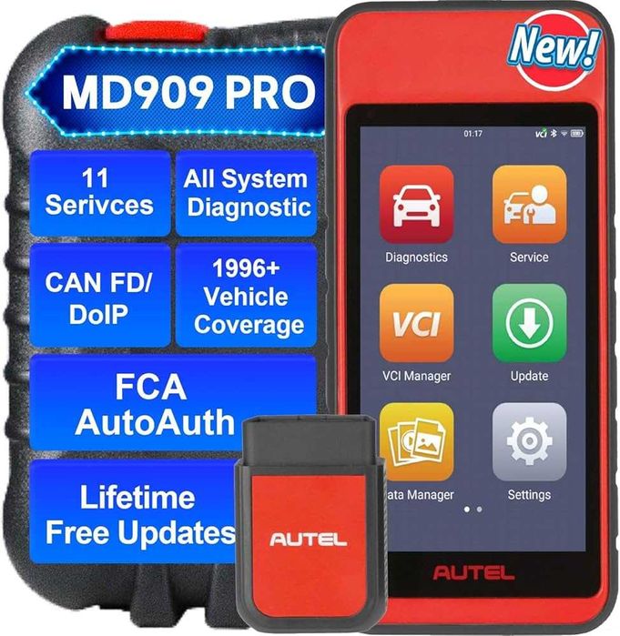 Máq. Diagnóstico Auto Autel MD906PRO atualizações vitalícias