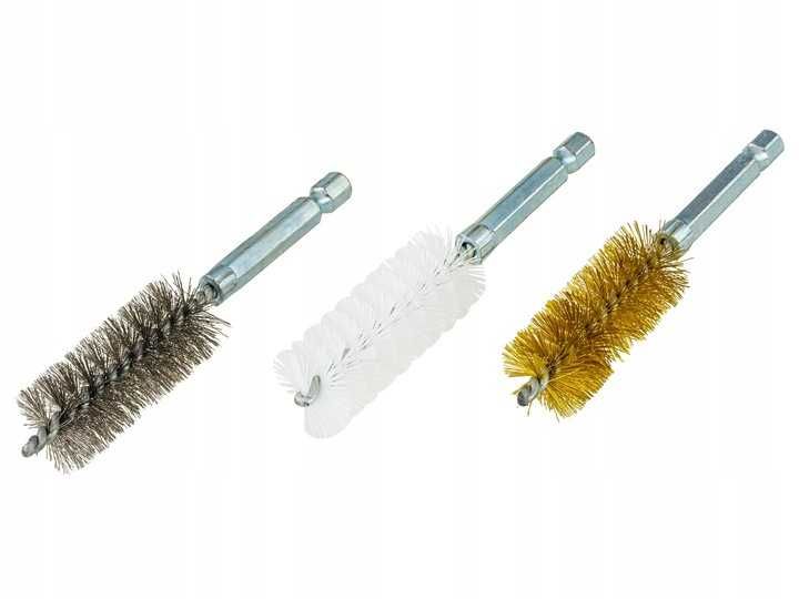 Набір щіток для очищення гнізд форсунок свічок 1/4" 8-19 мм  F05429
