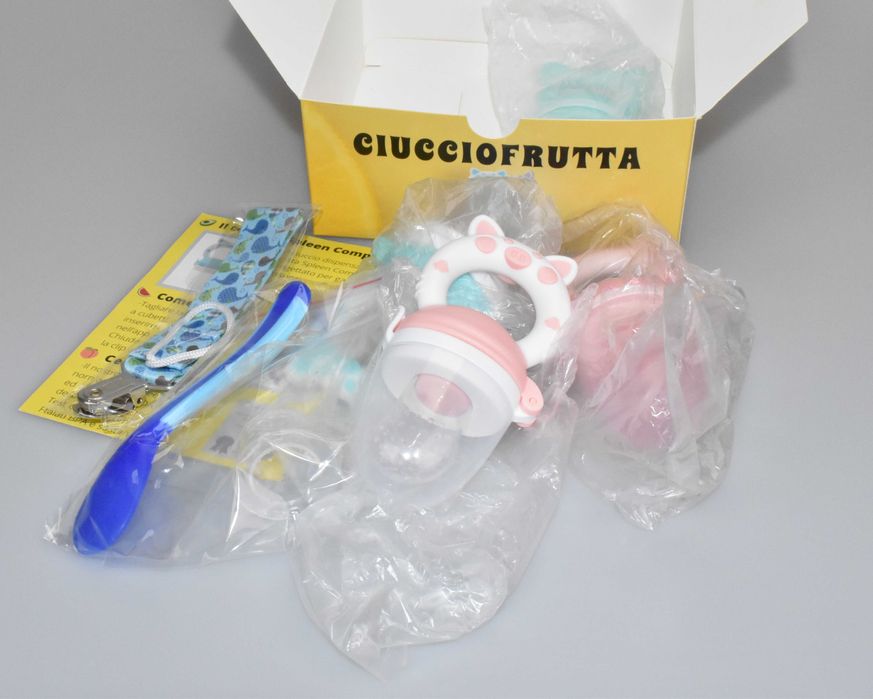 Silikonowy Gryzak Do Podawania Owoców i Warzyw 4m+