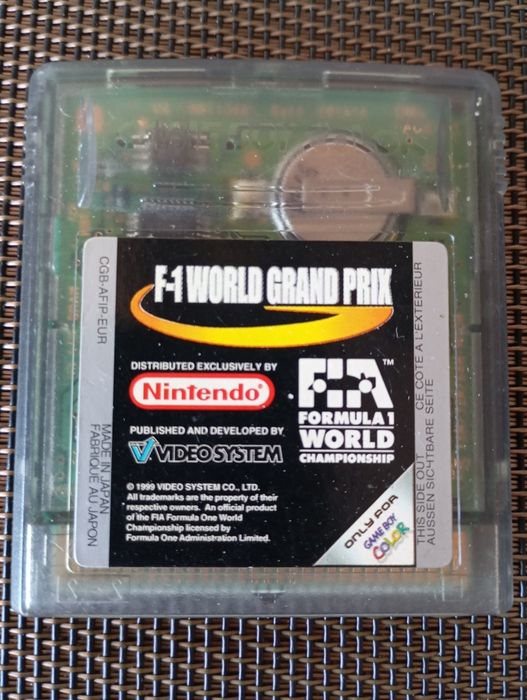 F-1 World Grand Prix Game Boy Color