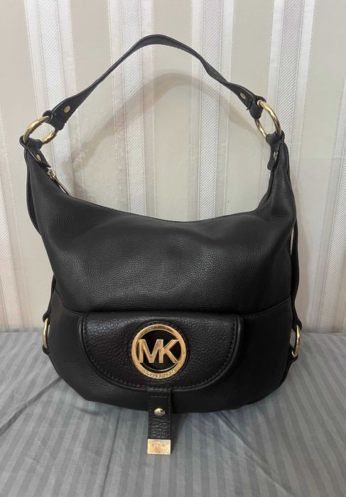 Оригінальна шкіряна сумка Michael Kors Fulton Hobo (35T0GFTL3L) | Майкл Корс