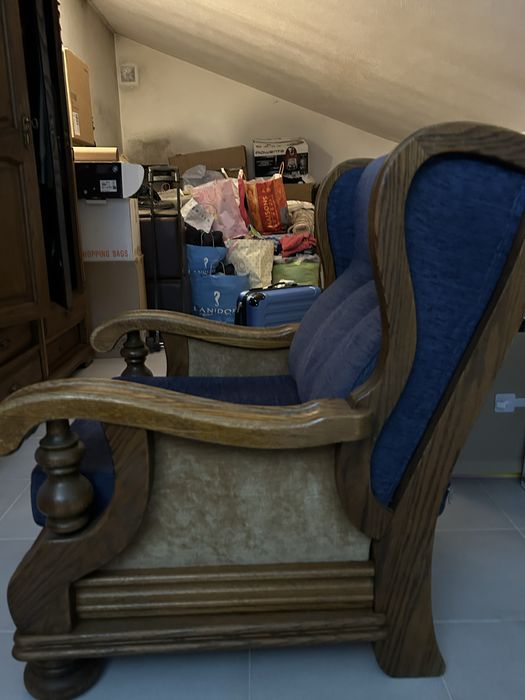 Cadeirões ( 2 ) de repouso madeira