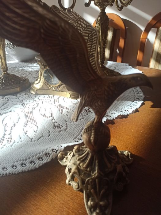 Figurka orła z mosiądzu