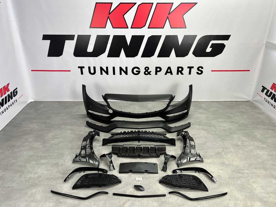 Передній бампер - С63 (Black) Мерседес (C-Class W205/C205) 2015