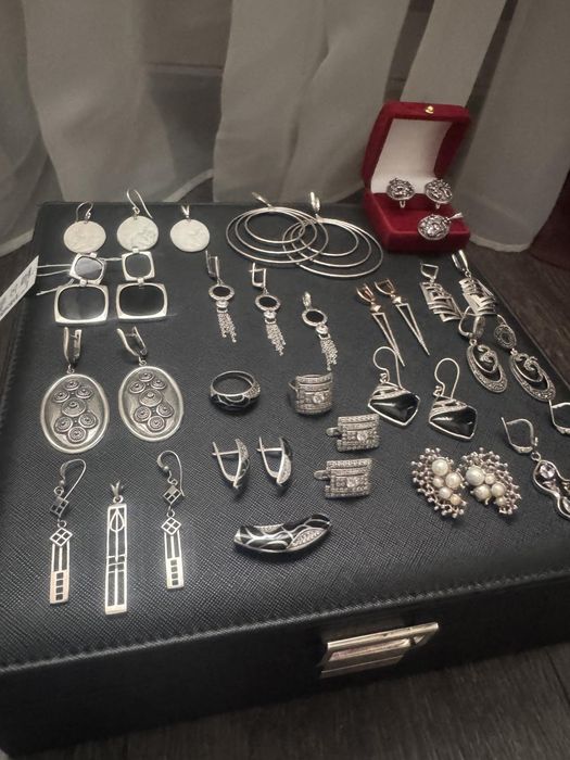 сережки  срібні 925 проби, серьги серебро, сріюло