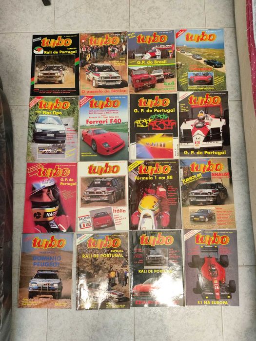 Enorme coleção quase completa de Turbo e catálogos