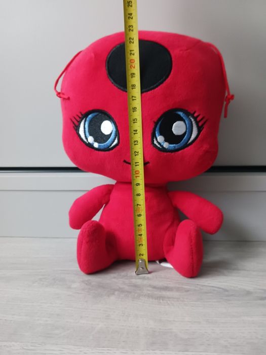 Maskotka biedronka Tikki Kwami Miraculous/ 25 cm