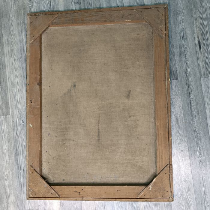 Картина стара велика  антикварна. Тарас Бульба.